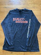 harley davidson long sleeve t-shirt xl vintage picture