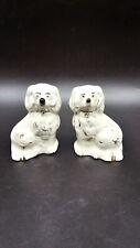 Vintage Pair Mantlepiece King Charles Spaniels Staffordshire Wally Dogs Beswick picture
