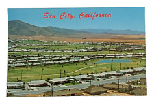 Golf Course in Center of Retirement Community in Sun City California Postcard picture