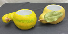 PartyLite Pear And Squash Votive Candle Holders Vintage picture