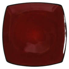 Gibson Designs Soho Lounge Red Dinner Plate 7681425 picture