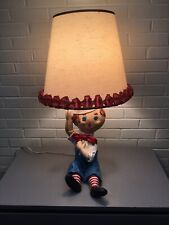 VINTAGE LARGE RAGGEDY ANDY LAMP WITH 3 WAY SWITCH BEAUTIFUL & RETRO  picture