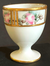 Antique/Vintage French Limoges  Bone China Eggcup Egg Cup hand painted picture