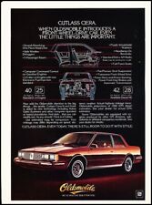 1982 Oldsmobile Cutlass Ciera Original Advertisement Print Art Car Ad J764A picture