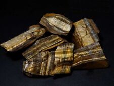 Tigers Eye Collection 10 OZ Lot Natural Tigers Eye Crystal Chunks picture