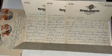 Antique 1929 Letter on Hotel Geneve Letterhead Mexico City Anglo-American Owner picture