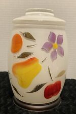 Vintage Bartlett Collin’s White Frosted Hand Painted Fruit Cookie Jar picture
