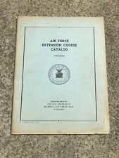 Vintage Antique 1949 US AIR FORCE Extension Course Catalog - P096 picture