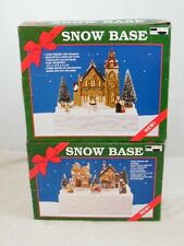 2 SNOW BASES FOR CHRISTMAS VILLAGES 12