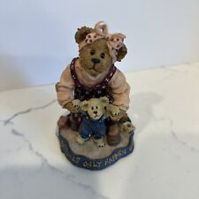Boyds Bears and Friends Momma with Taylor First Steps 2001 NOTHING IS IMPOSSIBLE picture