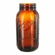 Ball Collection Elite 1/2 Gallon Wide Mouth Amber Canning Jar, Bulk, 1 Jar picture