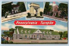 Philadelphia Pennsylvania Postcard Pennsylvania Turnpike Multiview 1940 Unposted picture