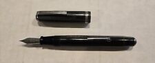 AWESOME VINTAGE GRAY/SILVER MARBLE ESTERBROOK FOUNTAIN PEN 2668 RARE picture