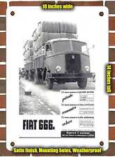 METAL SIGN - 1939 Fiat 666N - 10x14 Inches picture