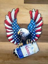 Hamms Beer American Eagle Metal  sign  Mancave Bar Decor 16x12 In Hamm's Beer  picture
