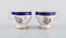 Sevres, France. Two antique cream cups in hand-painted porcelain. 19th C. picture
