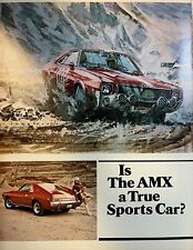 1968 Road Test American Motors Company AMX illustrated picture