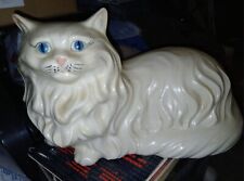 Huge Beautiful Ceramic Cat Figurine picture