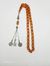 Rosary Faturan Vintage Islamic German Prayer Miscky Amber Bakelite 33 Beads  picture