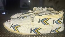 Full beaded vintage Native American moccassins picture