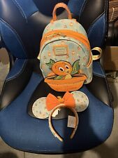 2024 Disney Parks Epcot Flower & Garden Orange Bird Loungefly Backpack & EARS picture