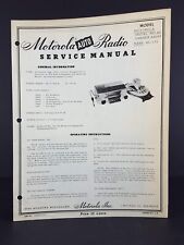 Motorola 1957 International IH Auto Radio Service Manual Model IL7TC picture