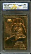Star Wars  A NEW HOPE 23KT Gold Card Sculptured Graded GEM MINT-10 ONLY 10000 picture