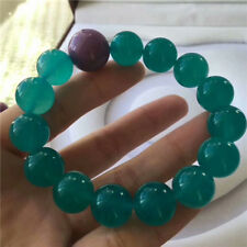 Natural Crystal Bracelet Amazonite From Mozambique Gemstone 13-12mm AAAA picture