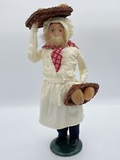 Byers Choice Caroler Doll Bread Basket Chef 1992 picture