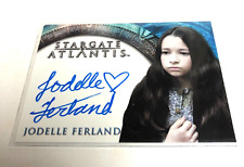 2008 Stargate: Atlantis Autograph Card Signed by Jodelle Ferland as Harmony LMTD picture