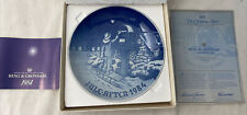 1984 BING & GRONDAHL - COLLECTOR PLATE - THE CHRISTMAS LETTER - W/ ORIGINAL BOX picture
