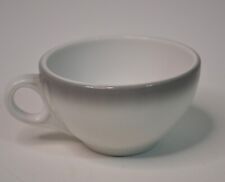 Vintage Shenango China Restaurant Heavy Duty Coffee Cup Mug White Gray Rim picture