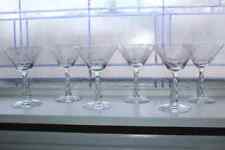 6 Fostoria Mayflower Champagne Glasses Vintage Stemware picture