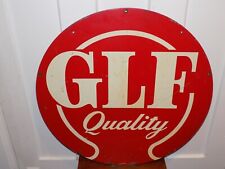 Vintage 1962 GLF Quality Metal Sign picture