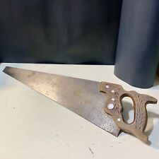 Vintage Disston Crosscut Handsaw with 26” Blade, Made In USA. picture