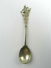 Vintage Souvenir Spoon In Veilige Haven 20-30 IX Embossed Collector 1938 4 1/2