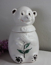 VTG McCoy USA Snow Bear Cookie Jar Canister 1960's picture