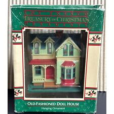1986 Enesco Old Fashioned Dollhouse Christmas Ornament picture