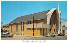 Covington, TN Tennessee  FIRST BAPTIST CHURCH  Tipton County  ca1960's Postcard picture