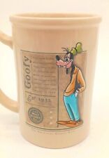 Goofy Coffee Mug Cup Walt Disney World Established 1932 3D Embossed  12 oz. 1997 picture