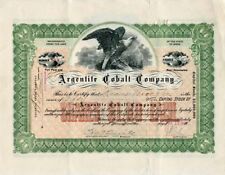 Argentite Cobalt Co. - Stock Certificate - General Stocks picture