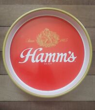 1970's HAMM’S Beer Metal Tray 100 Years - Plus an Heilman's Old Style Beer Tray picture