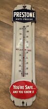 Prestone Anti-Freeze Wall Thermometer Advertising Sign 36” by 9” Oil & Gas picture