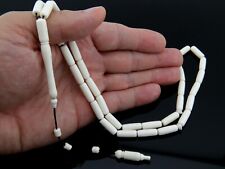 Long Cylinder carved Camel.b. 33 beads Islamic Prayer Bead Misbaha Tesbih 302083 picture