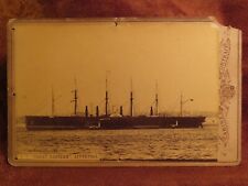 Steamship SS Great Eastern Original Albumen Cabinet Photo 1870's picture