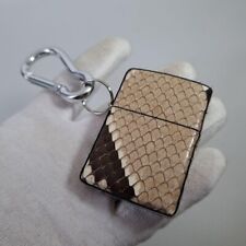 Zippo Oil Lighter Hon Brocade Snakeskin Python with Carabiner picture