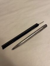 BVLGARI Genuine Ballpoint Pen Twist type Silver Plate Black Ink picture