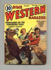 Dime Western Magazine Pulp Nov 15 1935 Vol. 13 #3 GD picture