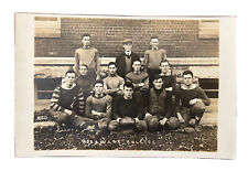 1912 Delaware College '12 Scrubs Football Players Real Photo Postcard RPPC picture