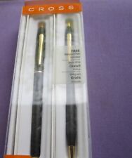 CROSS BLACK & GOLD SELECTIP ROLLERBALL PEN WITH PEN and NEW IN BOX SEALED picture